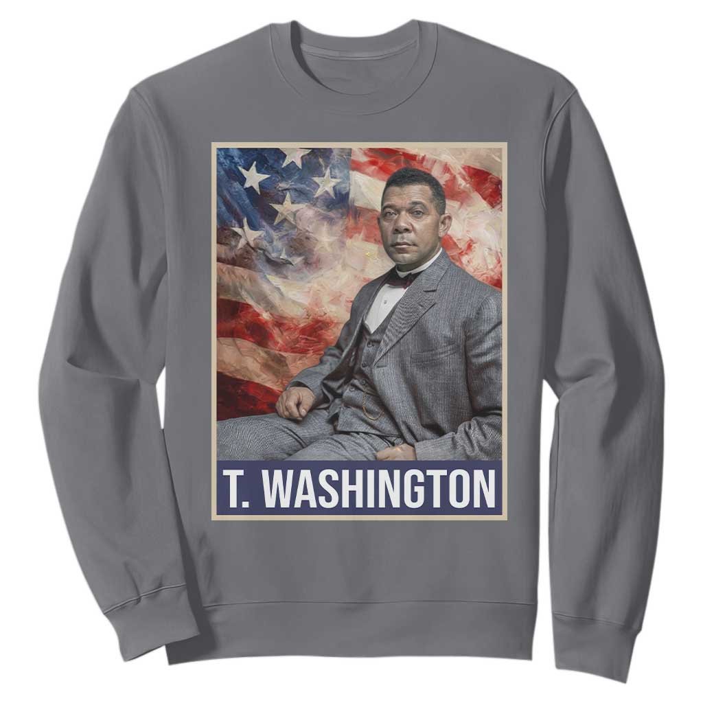 Booker Taliaferro Washington Sweatshirt African American Educator Black History Month