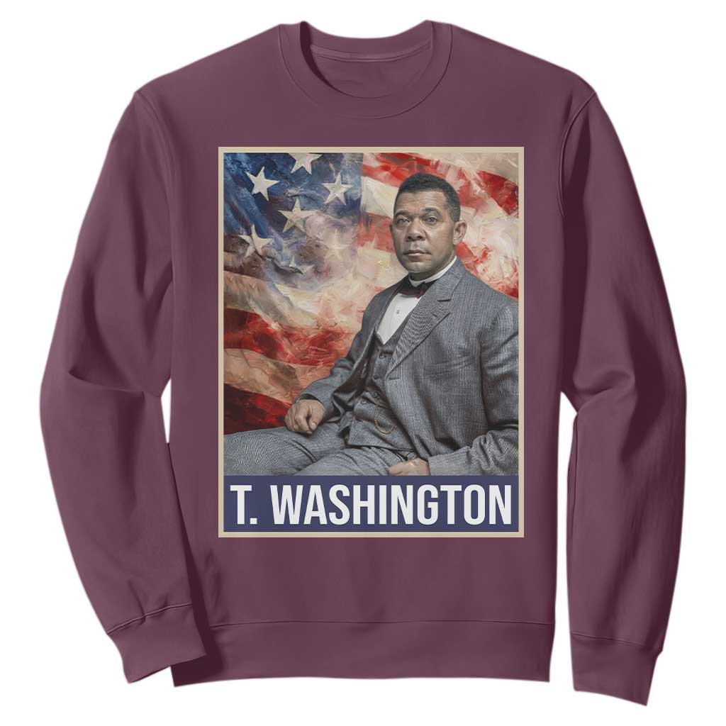 Booker Taliaferro Washington Sweatshirt African American Educator Black History Month
