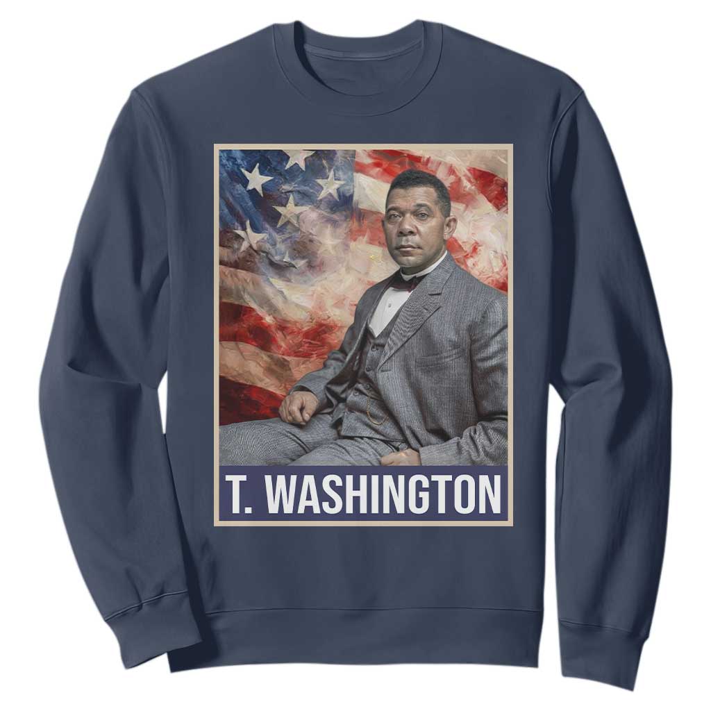 Booker Taliaferro Washington Sweatshirt African American Educator Black History Month