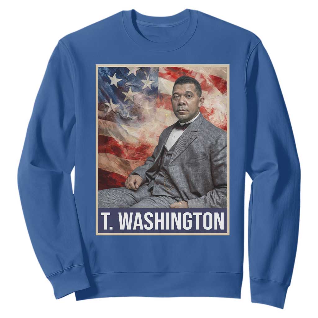 Booker Taliaferro Washington Sweatshirt African American Educator Black History Month