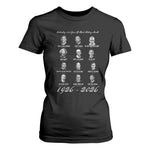 Celebrating 100 Years Of Black History Month 1926 2026 T Shirt For Women Black Leaders