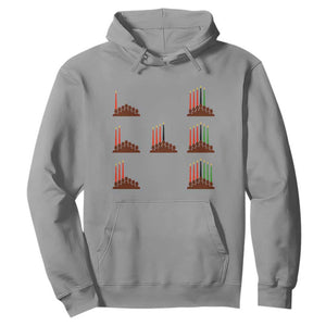 Kwanzaa Kinara Seven Candles African American Holiday Hoodie - African Pride