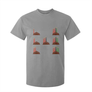 Kwanzaa Kinara Seven Candles African American Holiday T Shirt For Kid - African Pride