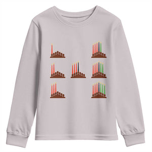 Kwanzaa Kinara Seven Candles African American Holiday Youth Sweatshirt - African Pride