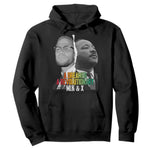 Martin Luther King Malcolm X Hoodie A Dreamer A Revolutionary Black Leaders