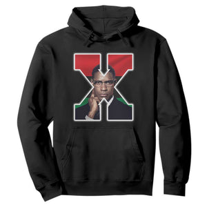 Malcolm X Black Liberation Flag Black History Month Hoodie