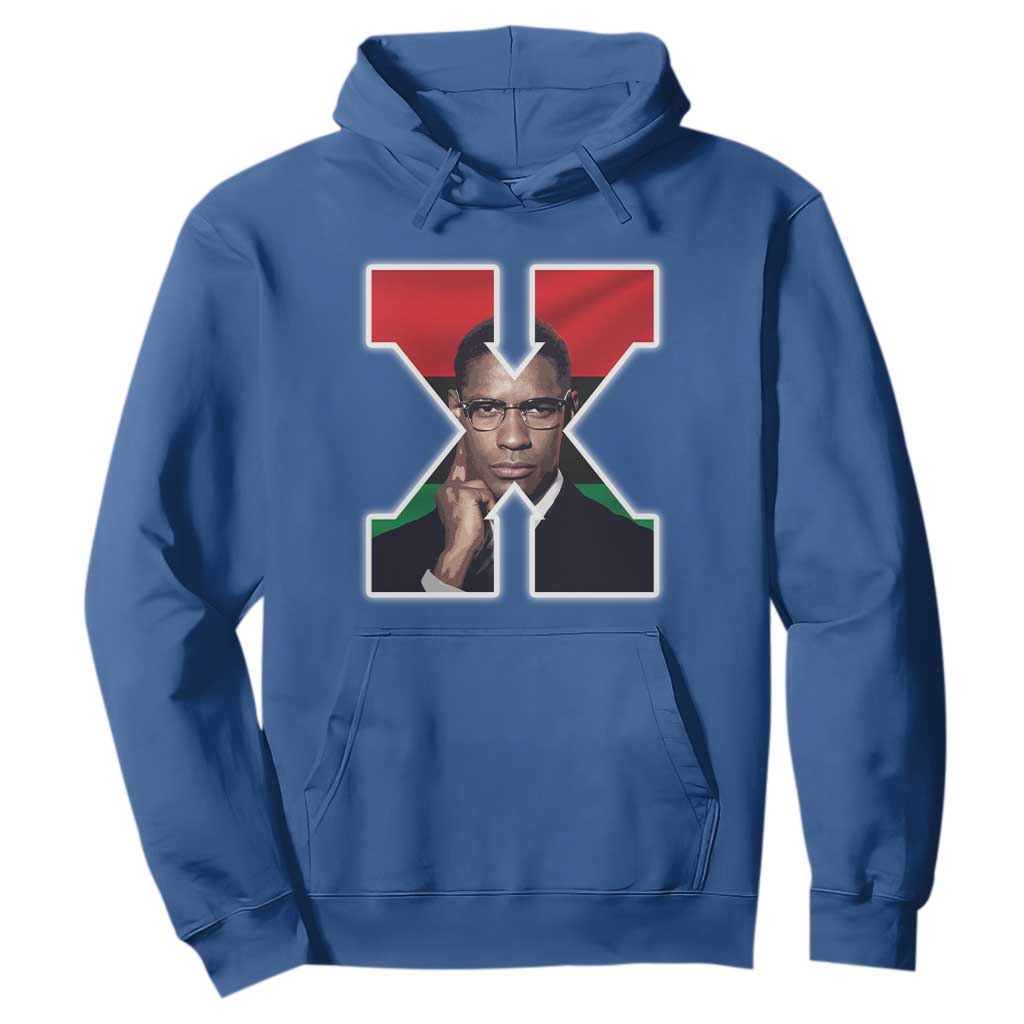 Malcolm X Black Liberation Flag Black History Month Hoodie