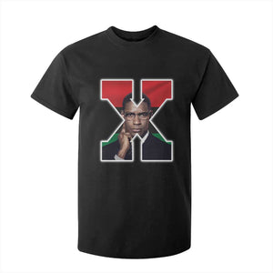 Malcolm X Black Liberation Flag Black History Month T Shirt For Kid
