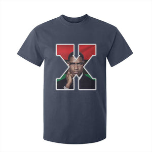 Malcolm X Black Liberation Flag Black History Month T Shirt For Kid