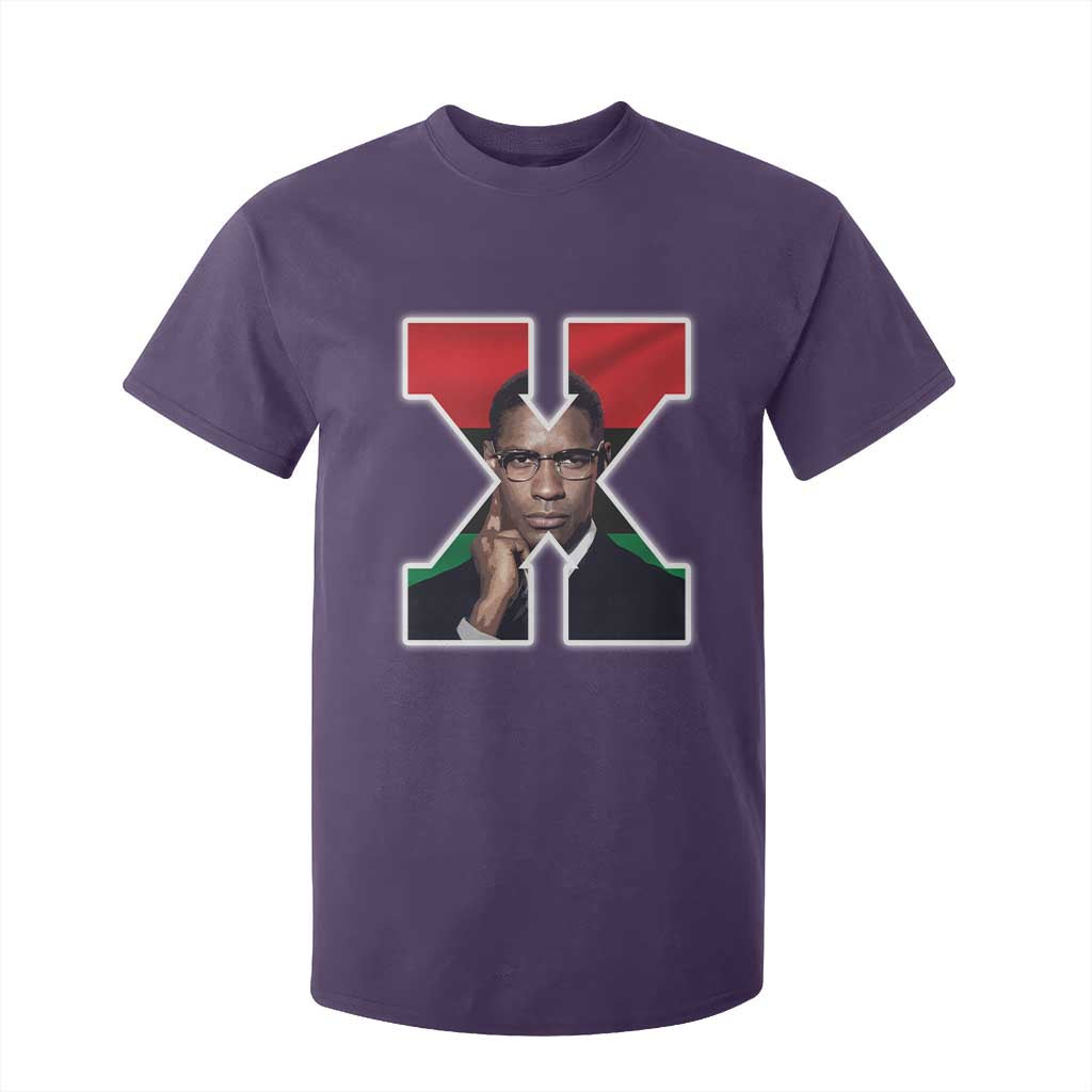 Malcolm X Black Liberation Flag Black History Month T Shirt For Kid