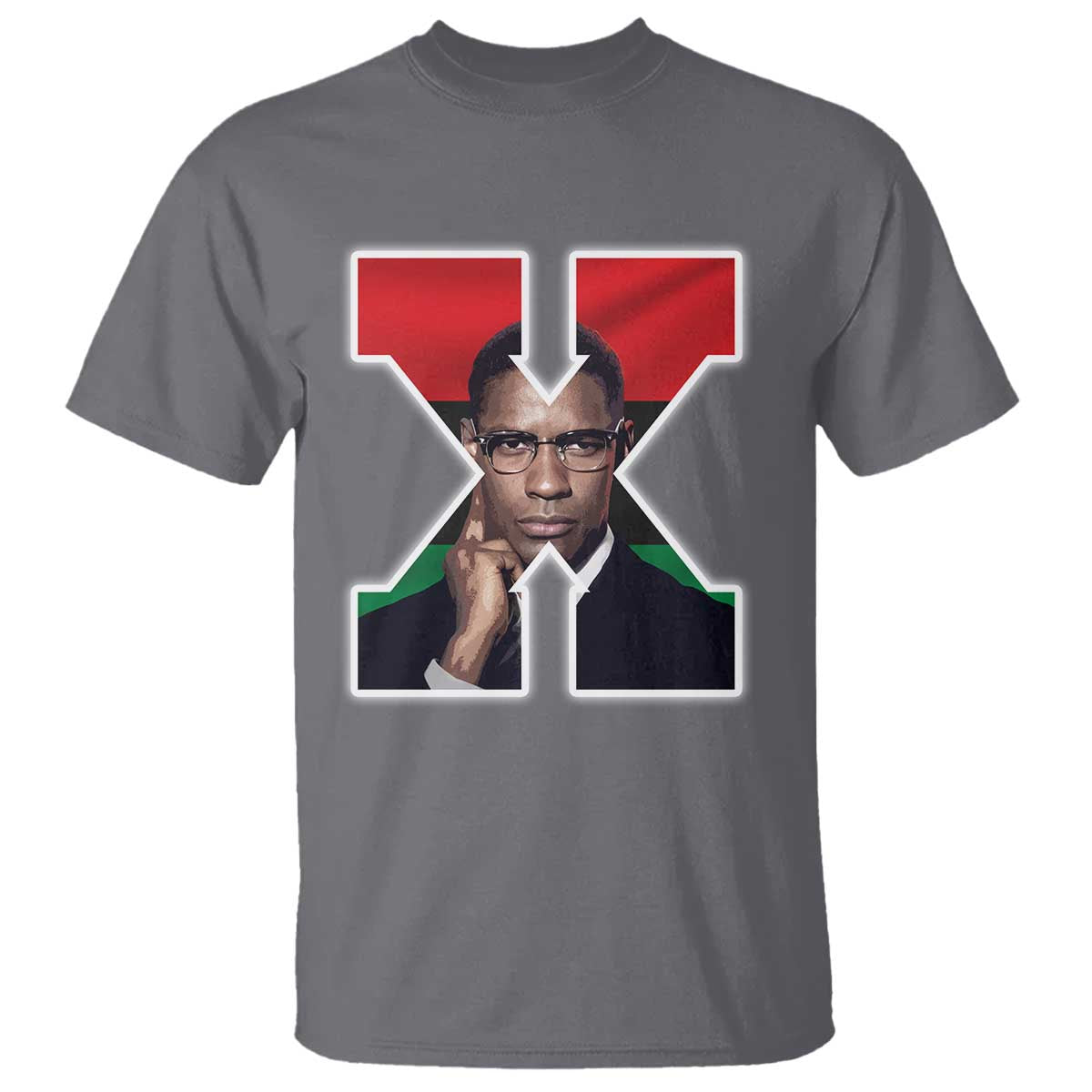 Malcolm X Black Liberation Flag Black History Month T Shirt
