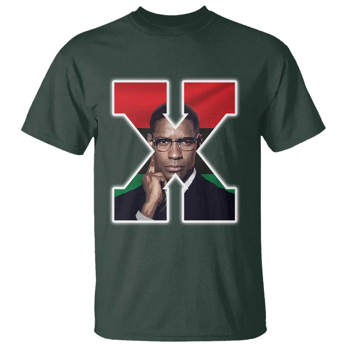 Malcolm X Black Liberation Flag Black History Month T Shirt
