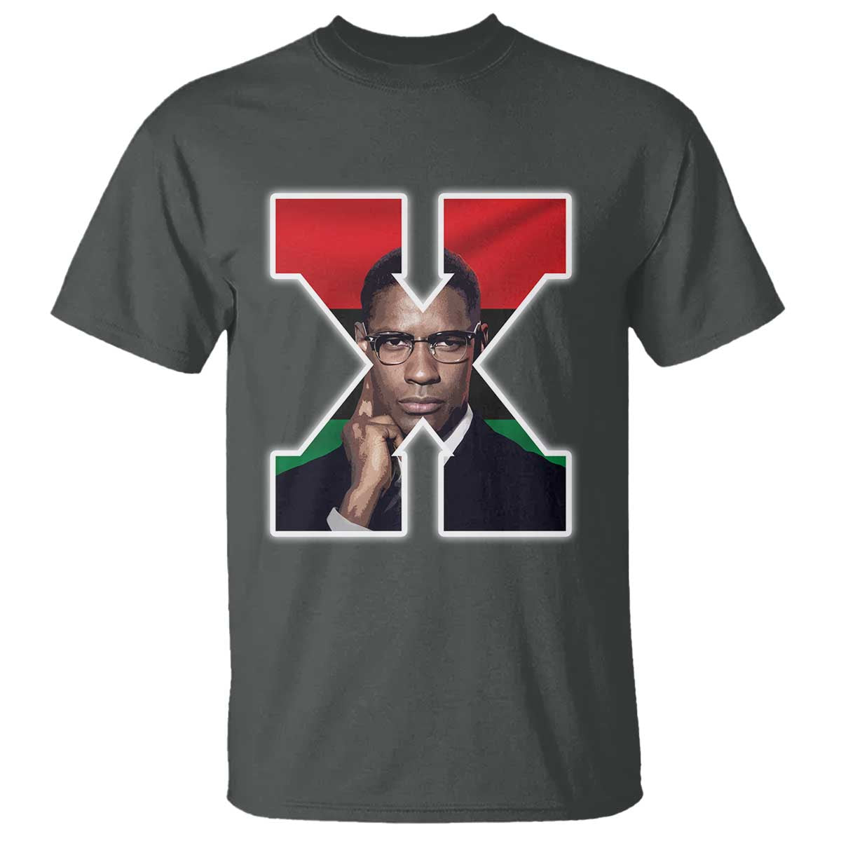 Malcolm X Black Liberation Flag Black History Month T Shirt