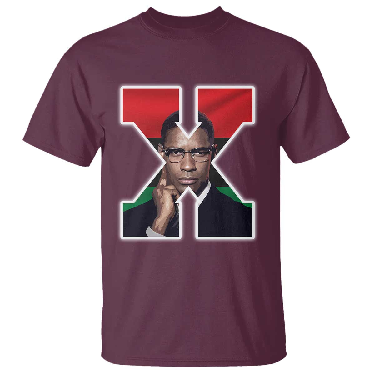 Malcolm X Black Liberation Flag Black History Month T Shirt