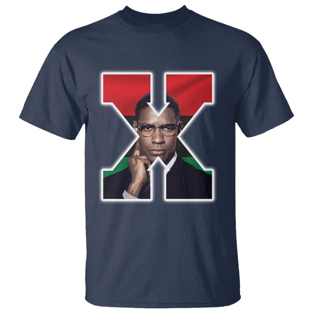 Malcolm X Black Liberation Flag Black History Month T Shirt
