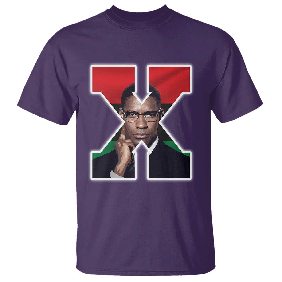 Malcolm X Black Liberation Flag Black History Month T Shirt