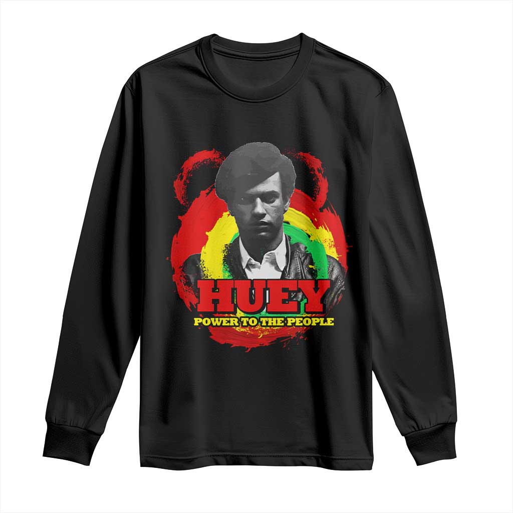 Huey P Newton Long Sleeve Shirt Power To The People Black History