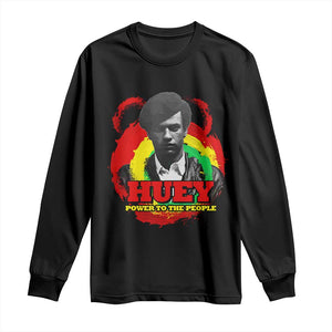 Huey P Newton Long Sleeve Shirt Power To The People Black History