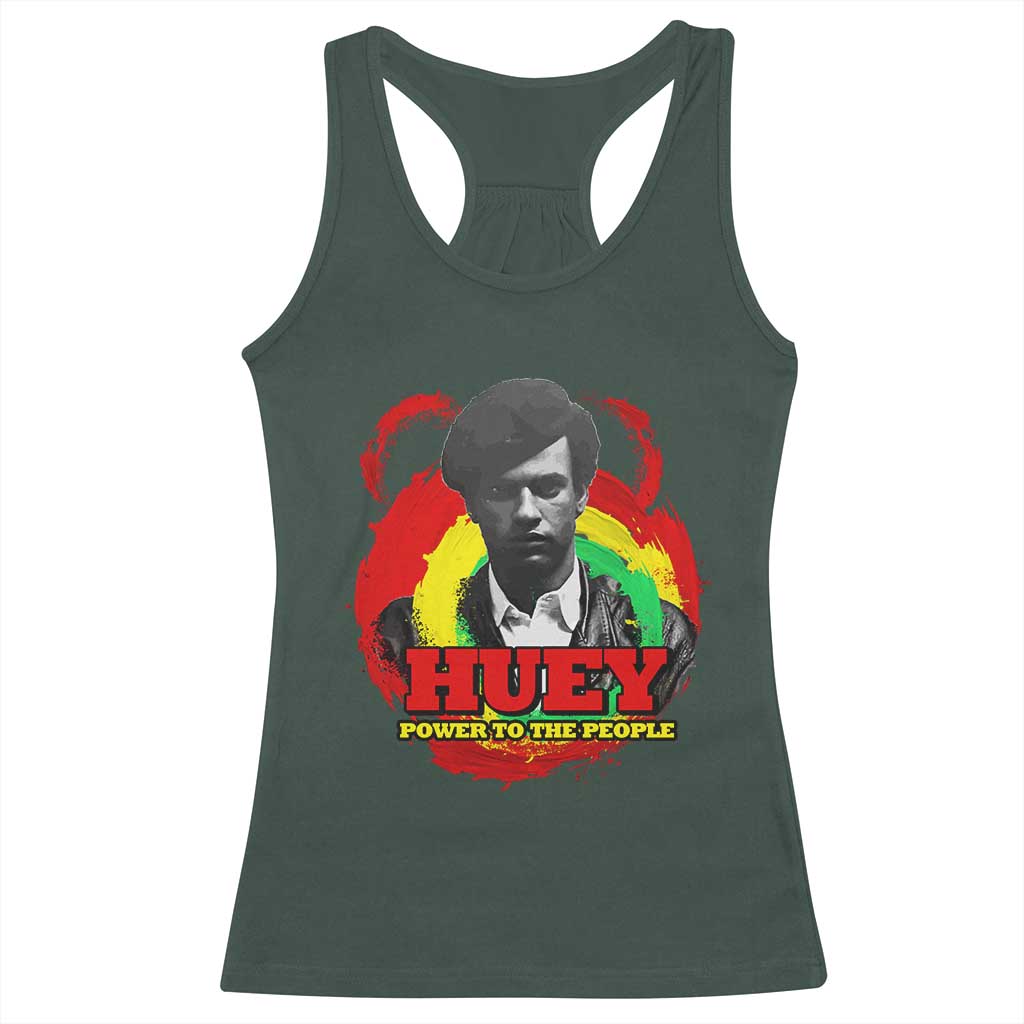Huey P Newton Racerback Tank Top Power To The People Black History