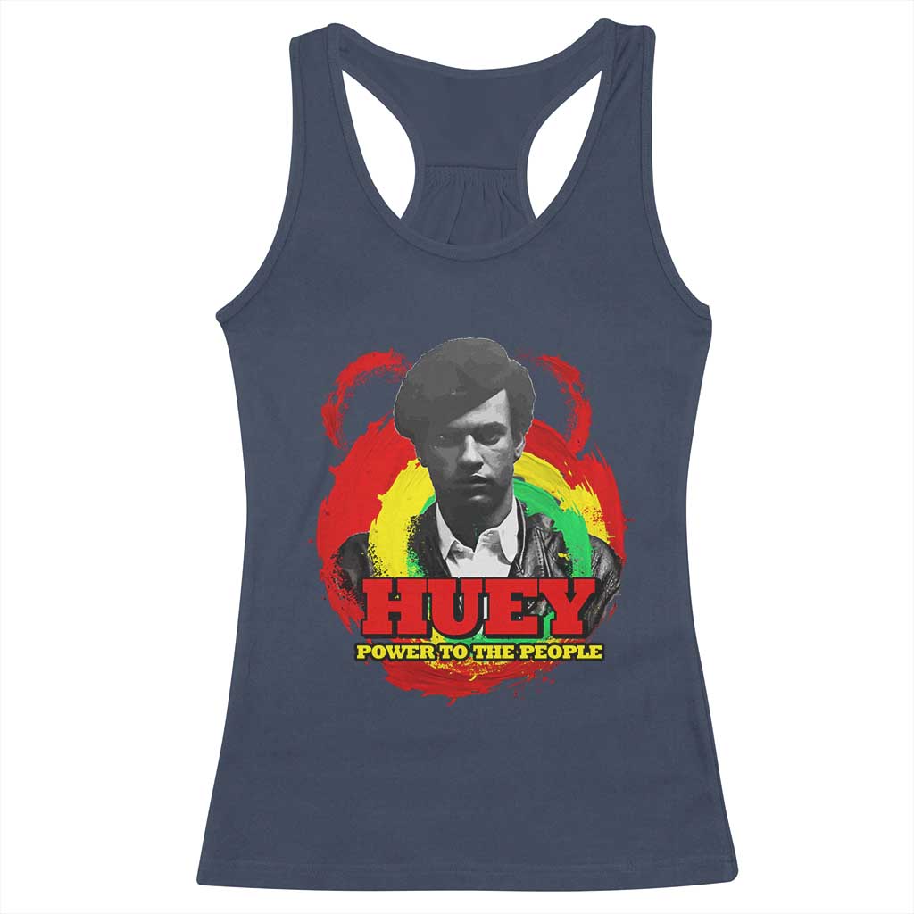 Huey P Newton Racerback Tank Top Power To The People Black History