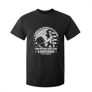 Stokely Carmichael Quote T Shirt For Kid In Order For Nonviolence To Work Your Opponent Must Have A Conscience
