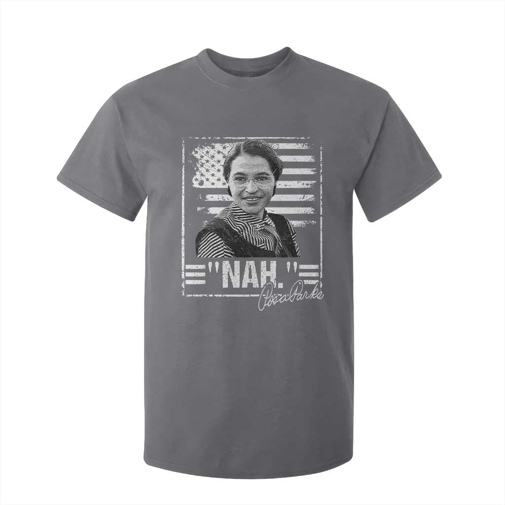 Rosa Parks Nah Quote T Shirt For Kid Black Movement Protest American Flag