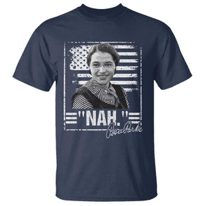 Rosa Parks Nah Quote T Shirt Black Movement Protest American Flag