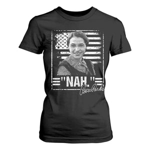 Rosa Parks Nah Quote T Shirt For Women Black Movement Protest American Flag