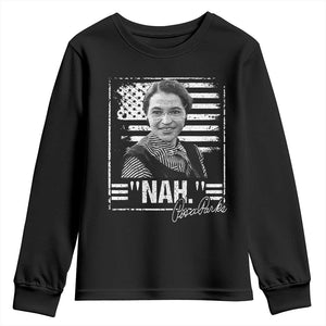 Rosa Parks Nah Quote Youth Sweatshirt Black Movement Protest American Flag