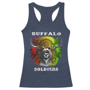 Buffalo Soldiers Racerback Tank Top African American Heros Black History
