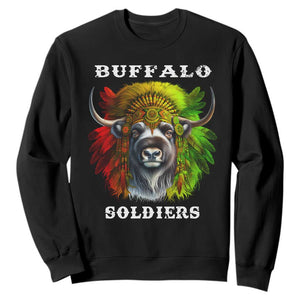 Buffalo Soldiers Sweatshirt African American Heros Black History