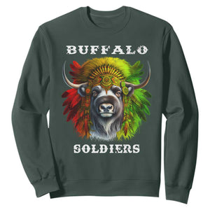 Buffalo Soldiers Sweatshirt African American Heros Black History