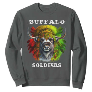 Buffalo Soldiers Sweatshirt African American Heros Black History