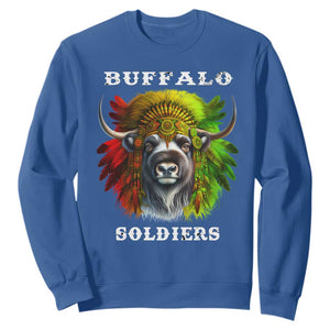 Buffalo Soldiers Sweatshirt African American Heros Black History