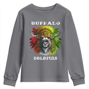 Buffalo Soldiers Youth Sweatshirt African American Heros Black History