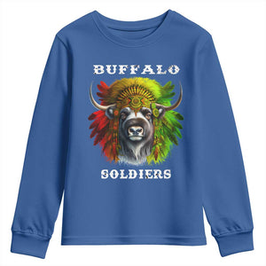 Buffalo Soldiers Youth Sweatshirt African American Heros Black History