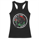 Power To The People Black Panther Party Racerback Tank Top Proud Black History Month