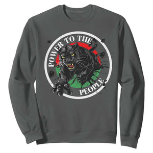 Power To The People Black Panther Party Sweatshirt Proud Black History Month