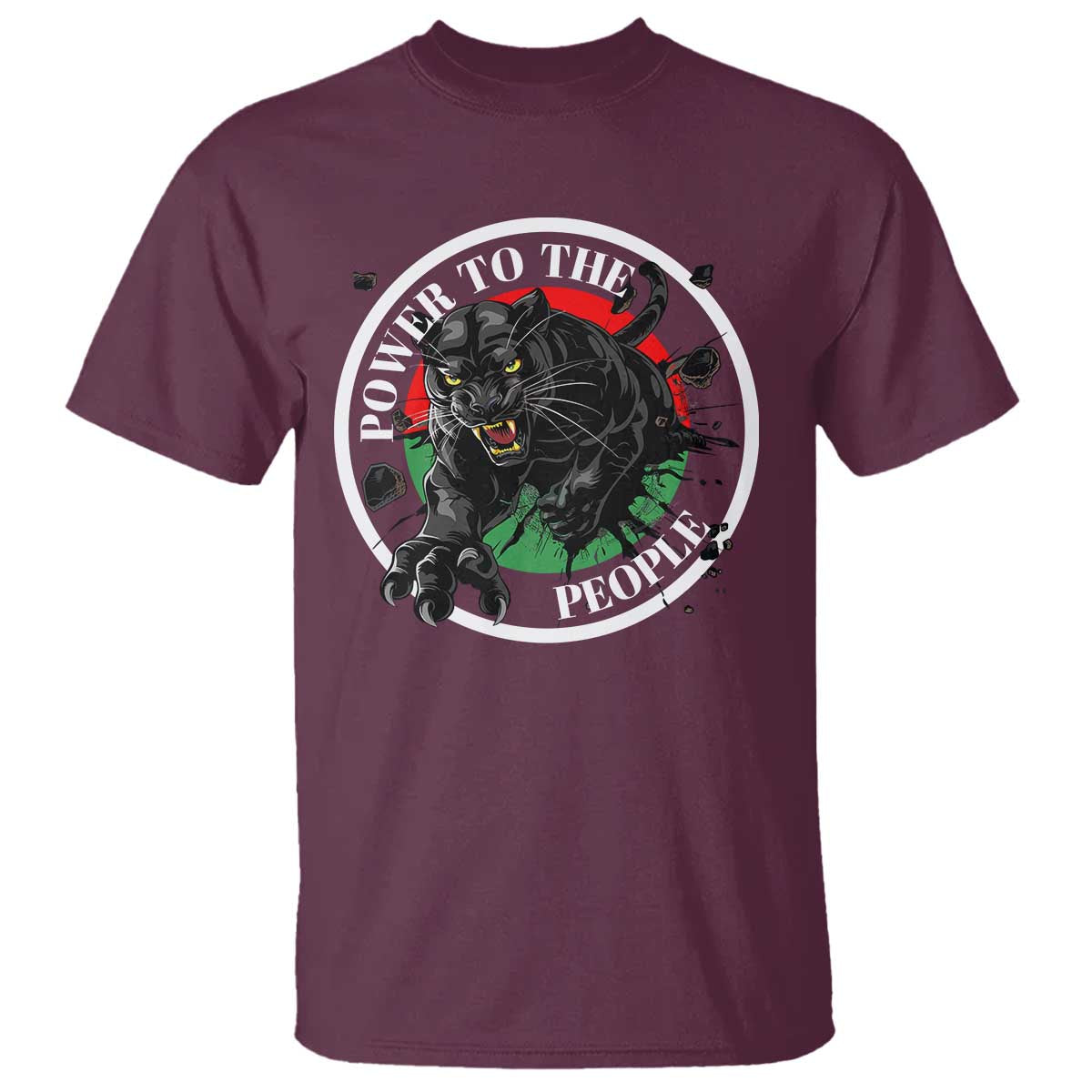 Power To The People Black Panther Party T Shirt Proud Black History Month