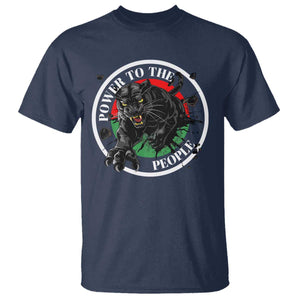 Power To The People Black Panther Party T Shirt Proud Black History Month