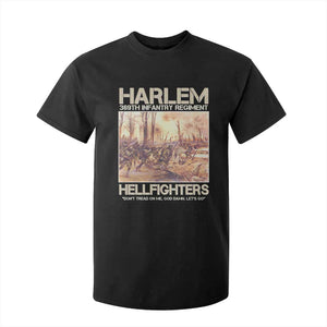 Harlem Hellfighters T Shirt For Kid 369th Infantry Regiment Don't Tread On Me God Damn Let's Go Black History Month
