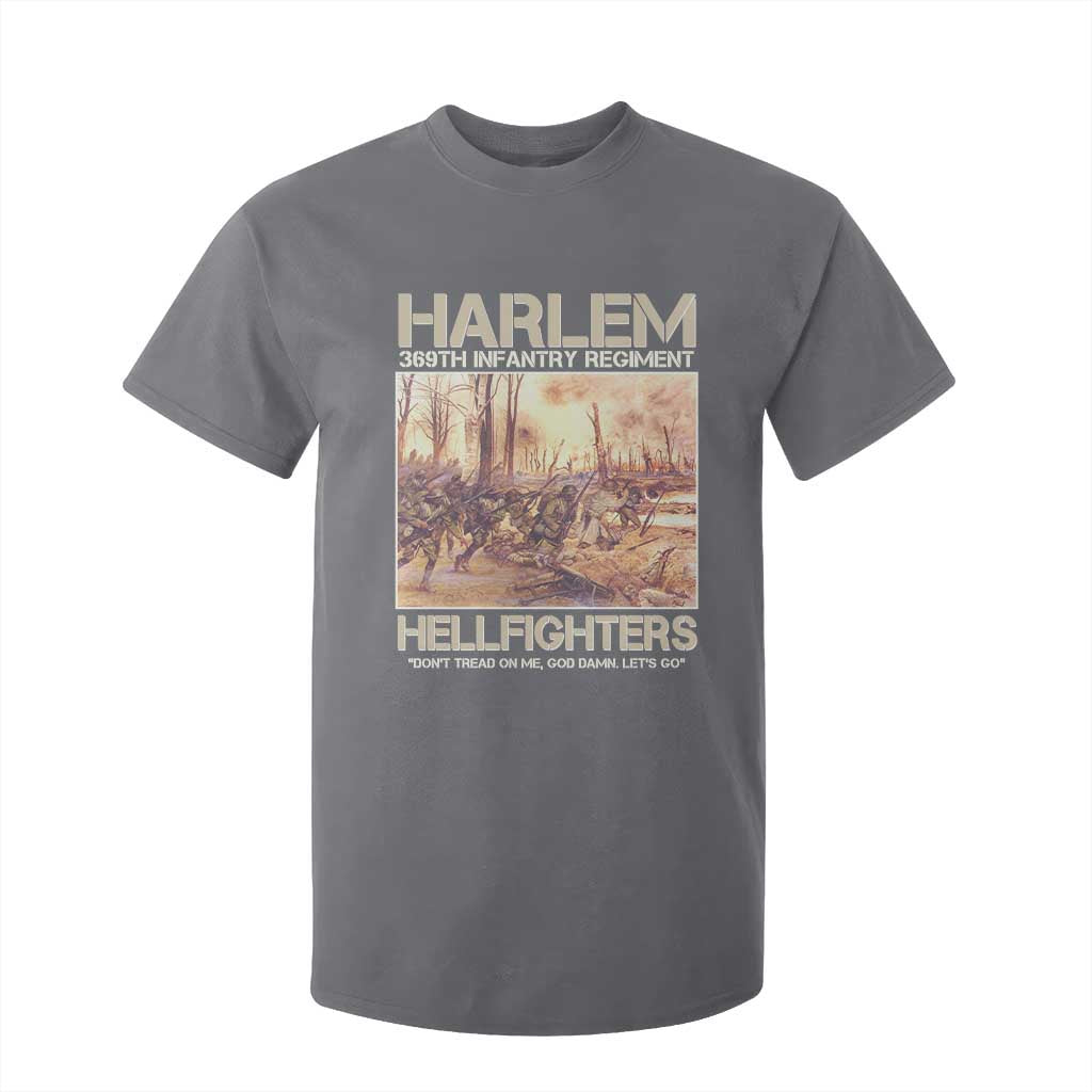 Harlem Hellfighters T Shirt For Kid 369th Infantry Regiment Don't Tread On Me God Damn Let's Go Black History Month
