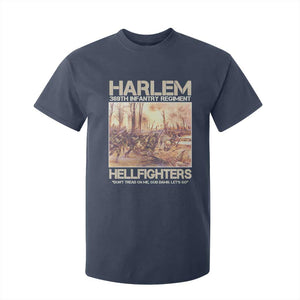 Harlem Hellfighters T Shirt For Kid 369th Infantry Regiment Don't Tread On Me God Damn Let's Go Black History Month