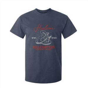 Harlem Hellfighters T Shirt For Kid 369th Infantry Regiment Snake Black History Month
