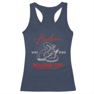 Harlem Hellfighters Racerback Tank Top 369th Infantry Regiment Snake Black History Month