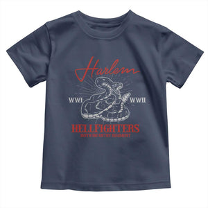 Harlem Hellfighters Toddler T Shirt 369th Infantry Regiment Snake Black History Month