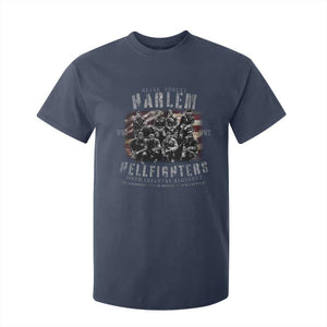 Never Forget Harlem Hellfighters T Shirt For Kid Vintage USA Flag