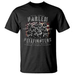 Never Forget Harlem Hellfighters T Shirt Vintage USA Flag