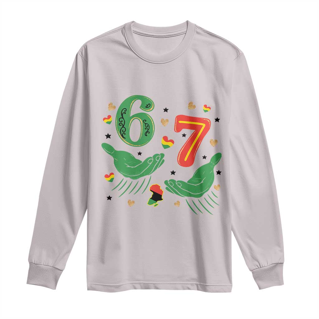 67 Meme Black History Month Long Sleeve Shirt African American Gift