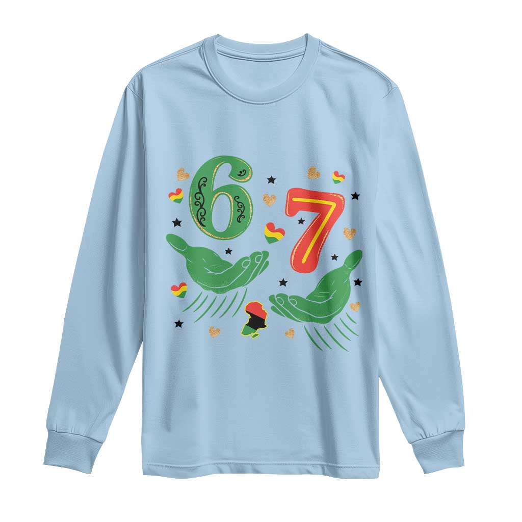 67 Meme Black History Month Long Sleeve Shirt African American Gift